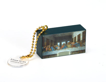 Listen to art Masterpieces Heard Through Sound: Da Vinci Sound Keychain [gachapon]