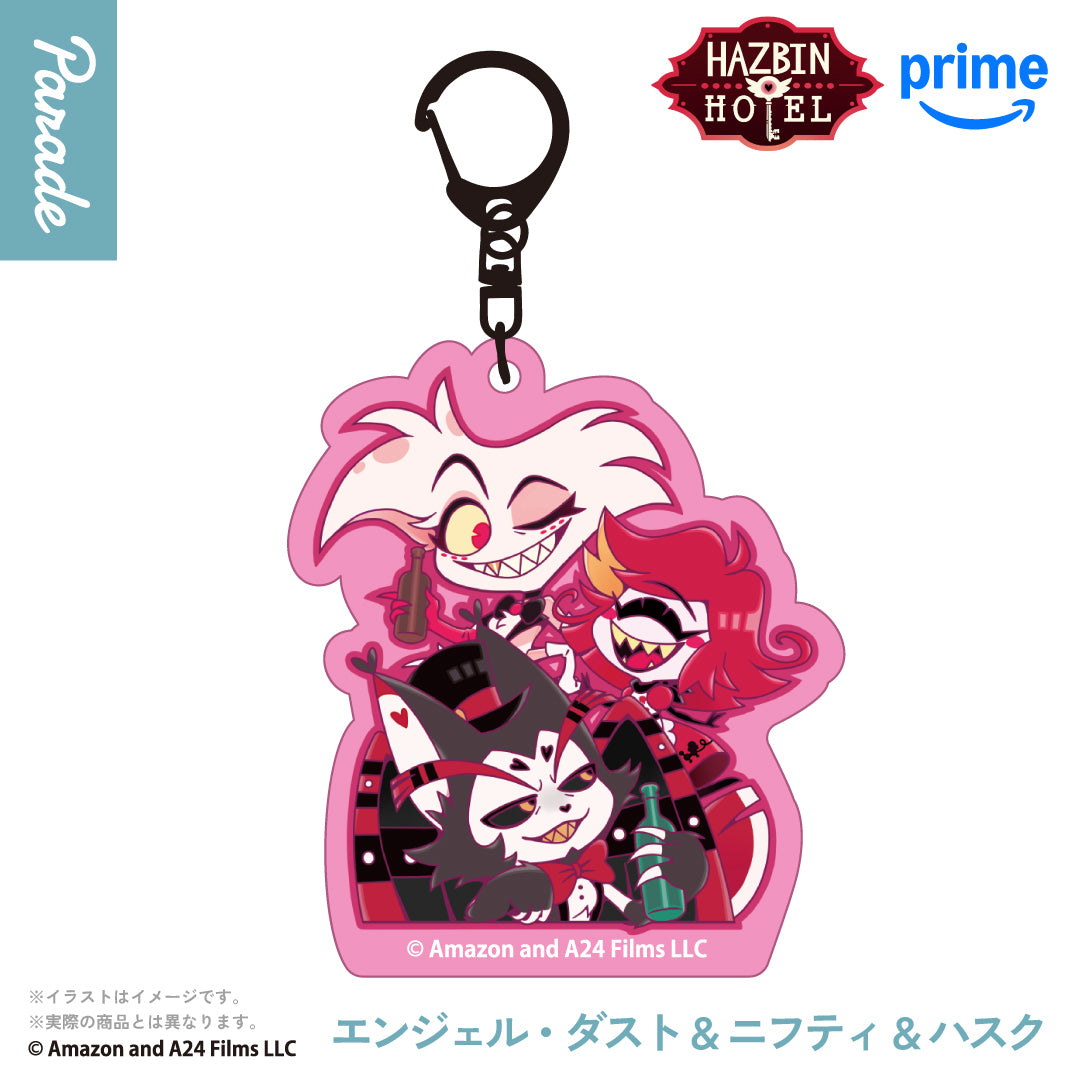 Welcome to Hazbin Hotel Acrylic Keychain [gachapon]