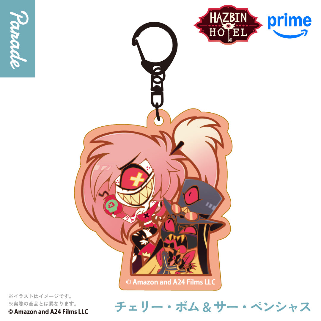 Welcome to Hazbin Hotel Acrylic Keychain [gachapon]