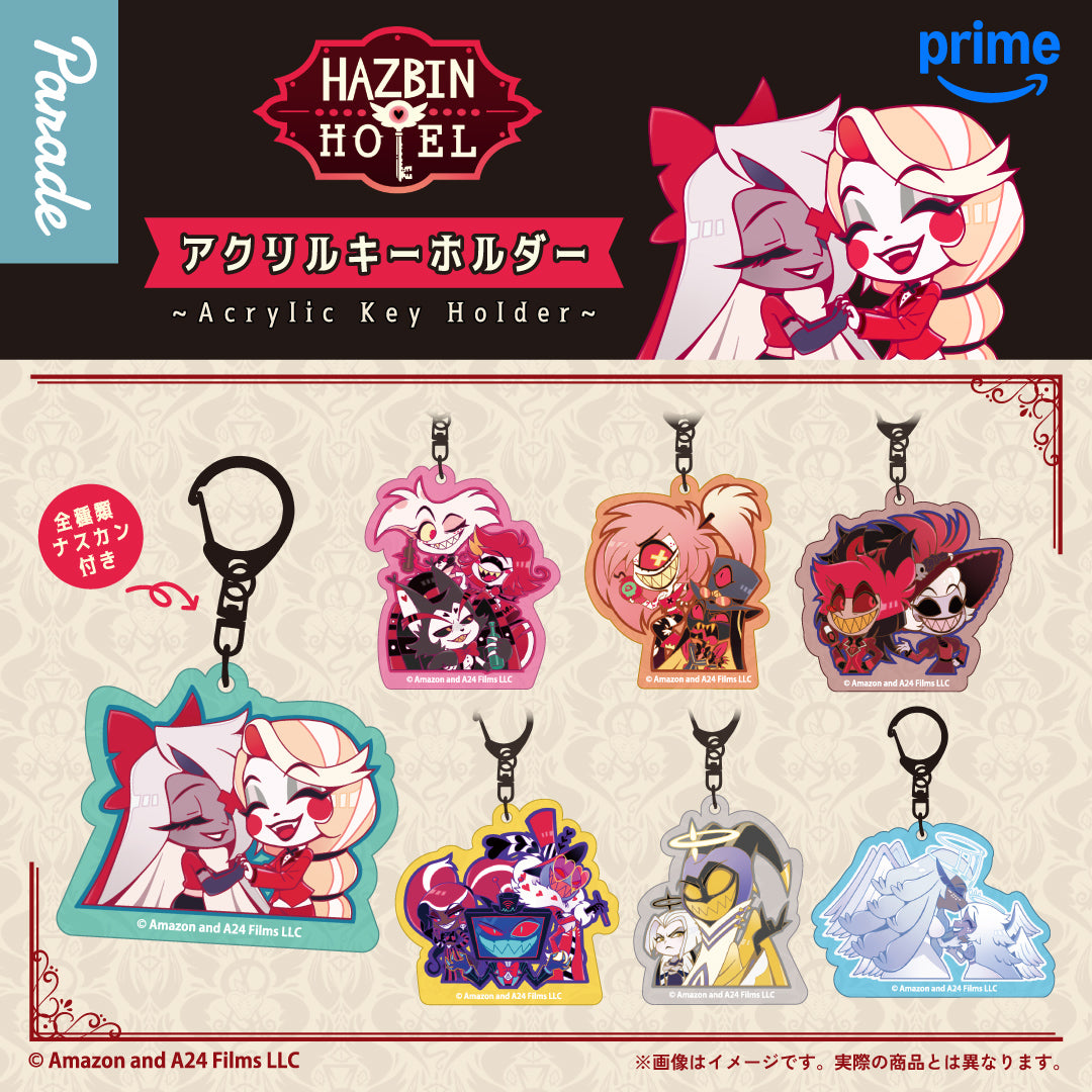 Welcome to Hazbin Hotel Acrylic Keychain [gachapon]