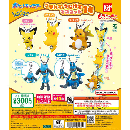 ⏰[PRE-ORDER] Pokemon Pinch and Connect Mascot 14 [gachapon]