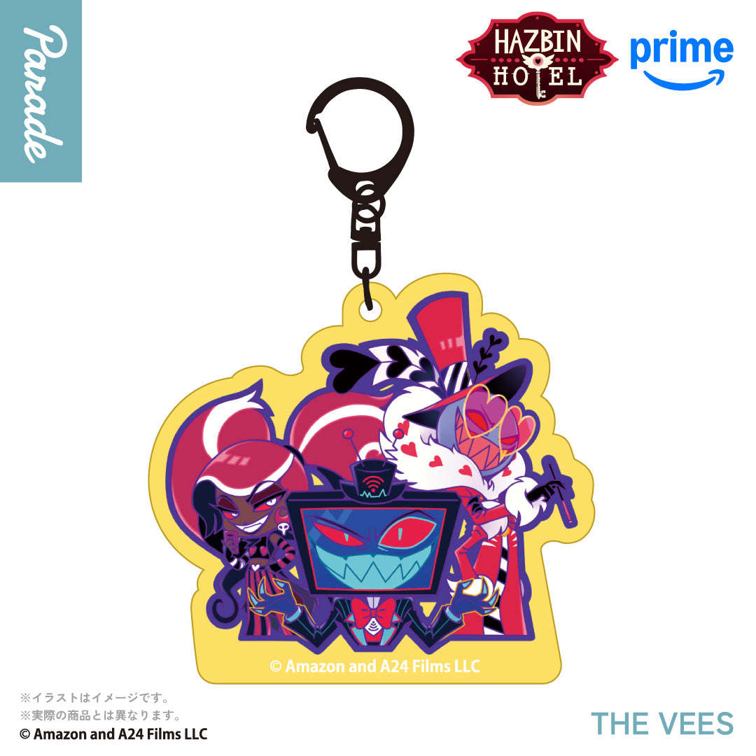 Welcome to Hazbin Hotel Acrylic Keychain [gachapon]