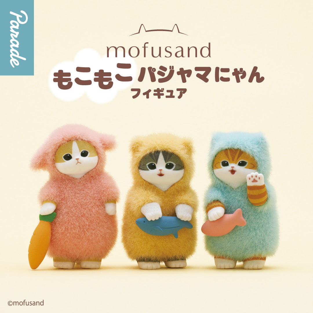 mofusand Fluffy Pajama Cat Figure