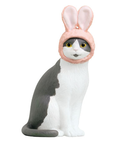 Cute, cute cat headgear figure [gachapon]