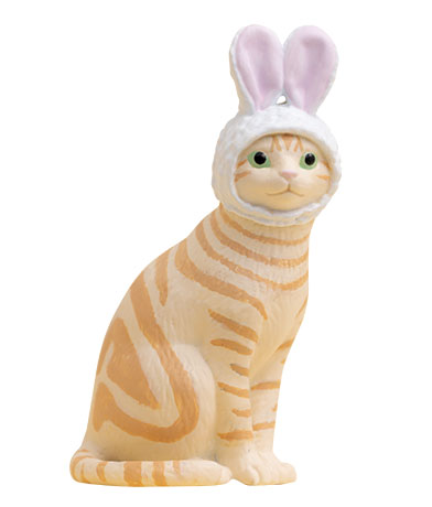 Cute, cute cat headgear figure [gachapon]
